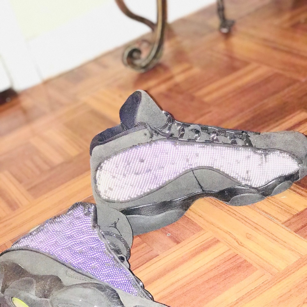 All black Jordan 13